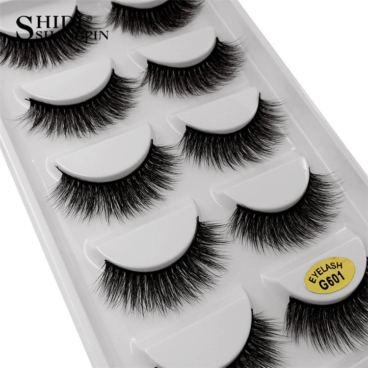 5 Pairs False Eyelashes Thick Mink Eyelashes 3D Mink Lashes Natural False Lashes Eyelash Extension Cilios Maquiagem