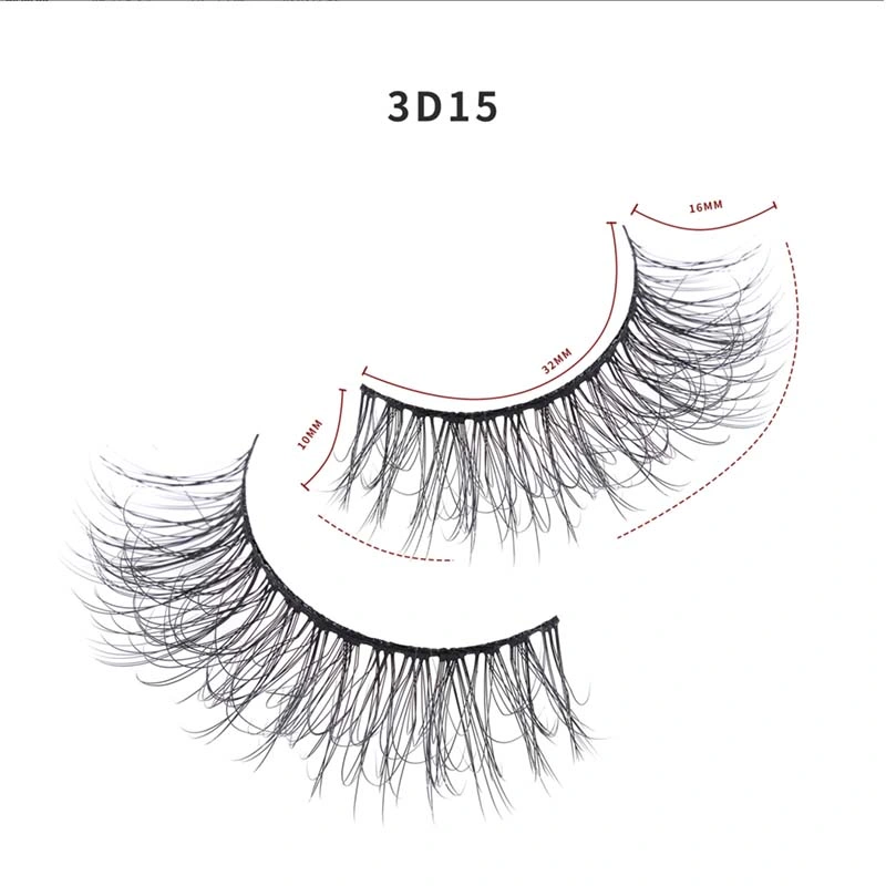 Wholesale Mink Eye Lashes Soft Thick Siberian 3D Mink Eyelashes Vendor 3D Lashes False Eyelashes Full Strip Lashes