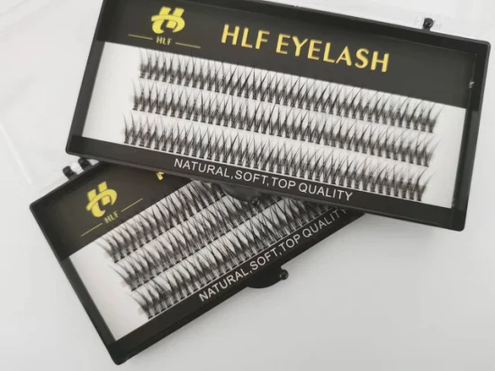 Eyelash Heat Bonded 10d 0.07mm Faux Mink Cluster Lashes C D Curl Individual Lashes Cluster Flare Eyelashes Extensions