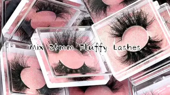 Glam Lashes Collection Full Strip Mink Lash Remi Lashes Real Lash Factory